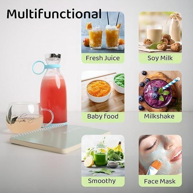 🍓 Portable Mini Juice Blender – Fresh Juice Anytime, Anywhere