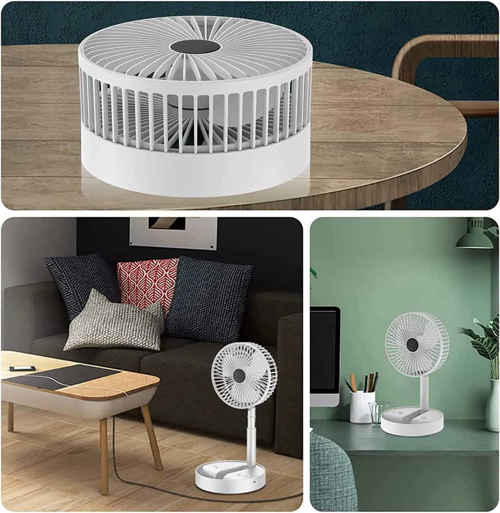 Powerful Rechargeable Table Fan – Portable USB Desk Fan for Home, Office & Travel❄️