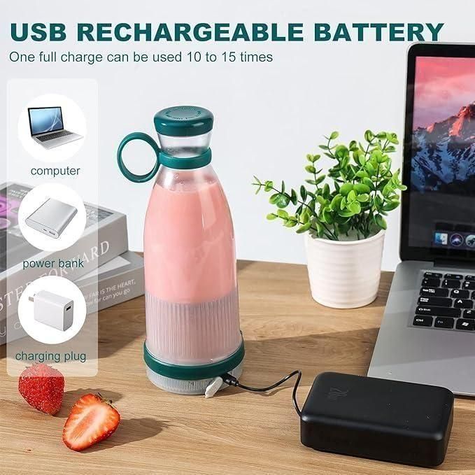 🍓 Portable Mini Juice Blender – Fresh Juice Anytime, Anywhere